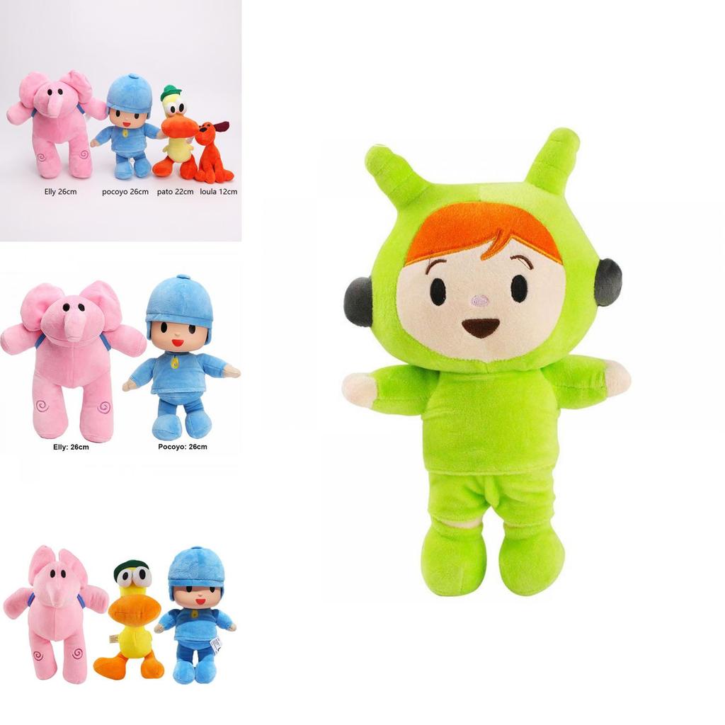 Высококачественная мягкая плюшевая игрушка-фигурка Pocoyo Elly Pato Loula Sleepy Bird Кукла Подарок для детей