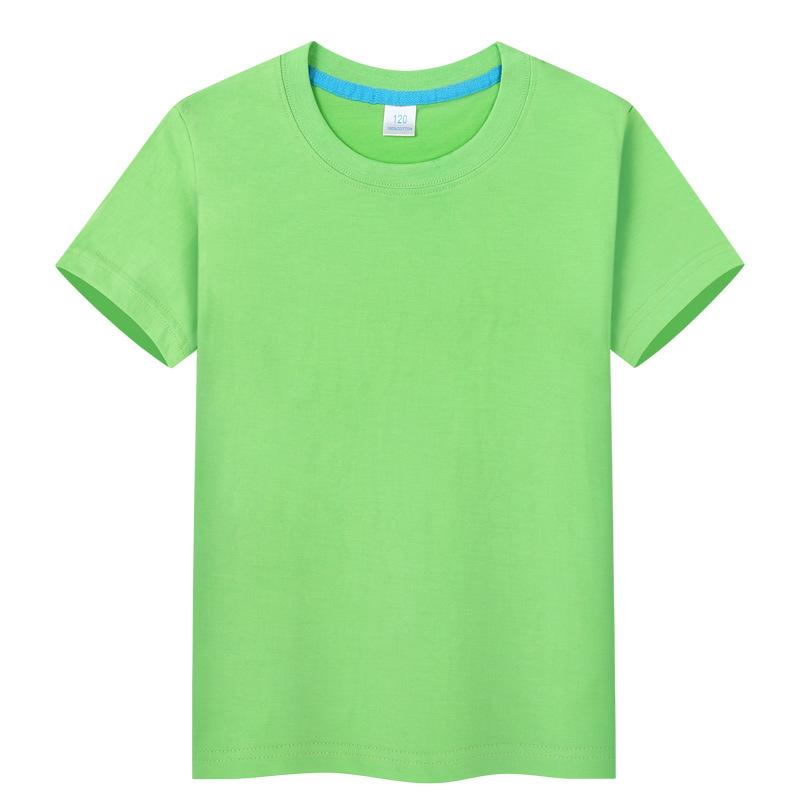 Детская футболка конфетного цвета с короткими рукавами, классная форма для детского сада, пустая, нарисованная вручную