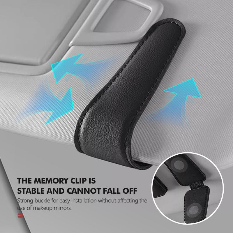 BBJT8 Magnetic Car Glasses Holder Sunshade Platep Card Ticket Clip For BMW G30 G20 M3 M5 E91 E92 E93 E36 E70 X3 X4 X5 X1 E39 F30