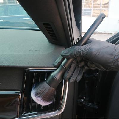 Супермягкая щетка для чистки деталей, щетка для чистки салона автомобиля, щетка для чистки приборной панели автомобиля с синтетической щетиной, щетка для чистки автомобиля