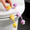 4PCSToilet Flipper Silicone Lift Toilet Lid Toilet Seat Pull Ring Sanitary and Anti Dirt Hand Toilet Accessories