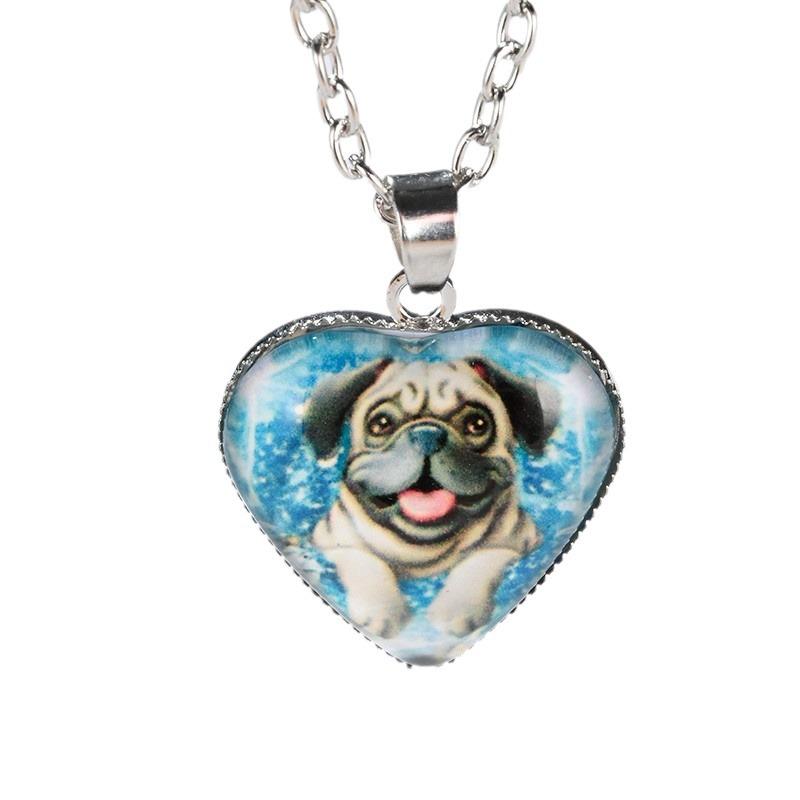 Heart of the Ocean Love Totem Animal Clavicle Chain Zircon Jewelry Pendant Necklace