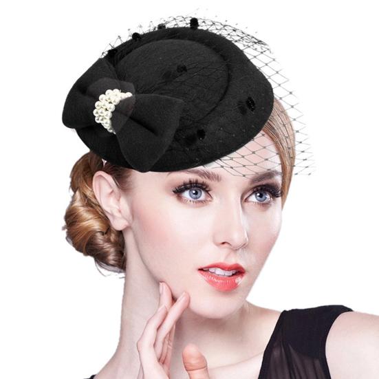 Шляпка-fascinator для женщин, леди 20-х 50-х годов, винтажная шляпка-таблетка, свадебная, для коктейля, чаепития, головной убор с вуалью