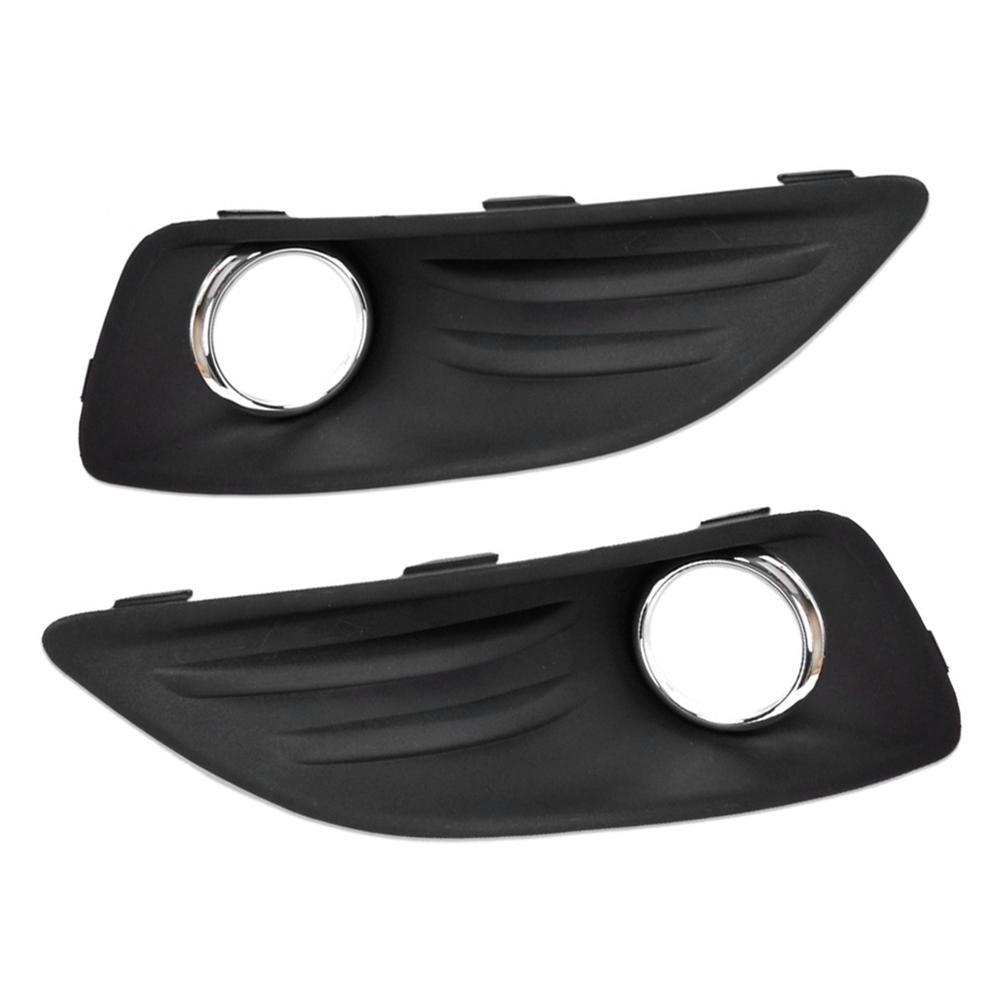 1 шт. Автомобильный передний бампер, решетка, крышка, сотовая противотуманная фара, нижняя решетка для Ford Fiesta JA8 2013-2017, автомобильные внешние детали