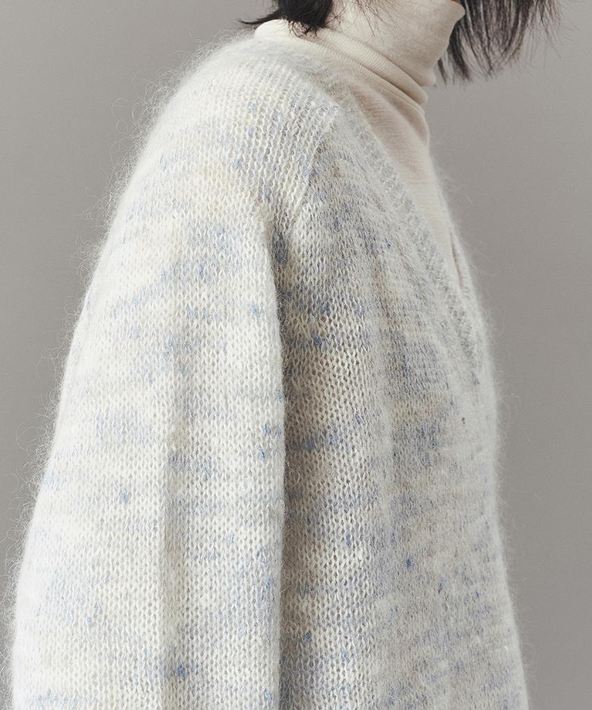 AHWE Mohair V-Neck Sweater_Blue
