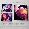 Witch moon silhouette. Bedding Duvet cover sets Duvet covers Pillowcases gifts (1 * Duvet Cover 2 * Pillowcases, without duvet insert)