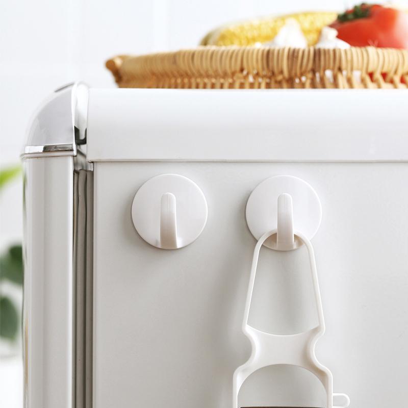 2PCS Magnetic Hook Punch-Free Refrigerator Magnet Hanging Hook Kitchen Door Wall Hanging Multi-Purpose  Magnet Storage Hooks