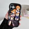 Date a Live Ямай Кагуя Чехол для мобильного телефона из ТПУ с волнистым краем для iPhone 17 16 15 14 13 12 11 Air Pro Max Plus Цветная крышка