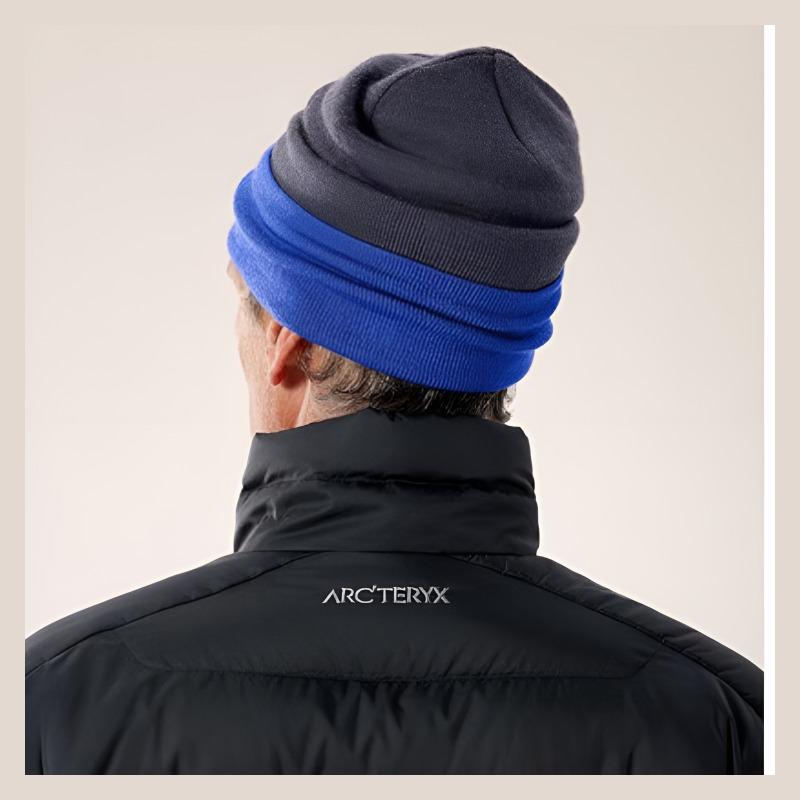 Arcteryx Archaeopteryx Color Block Design Pure Wool Wool Hat Unisex Couple Style Blk Sapphire/Vitality X000009931BlkSapphireVitality