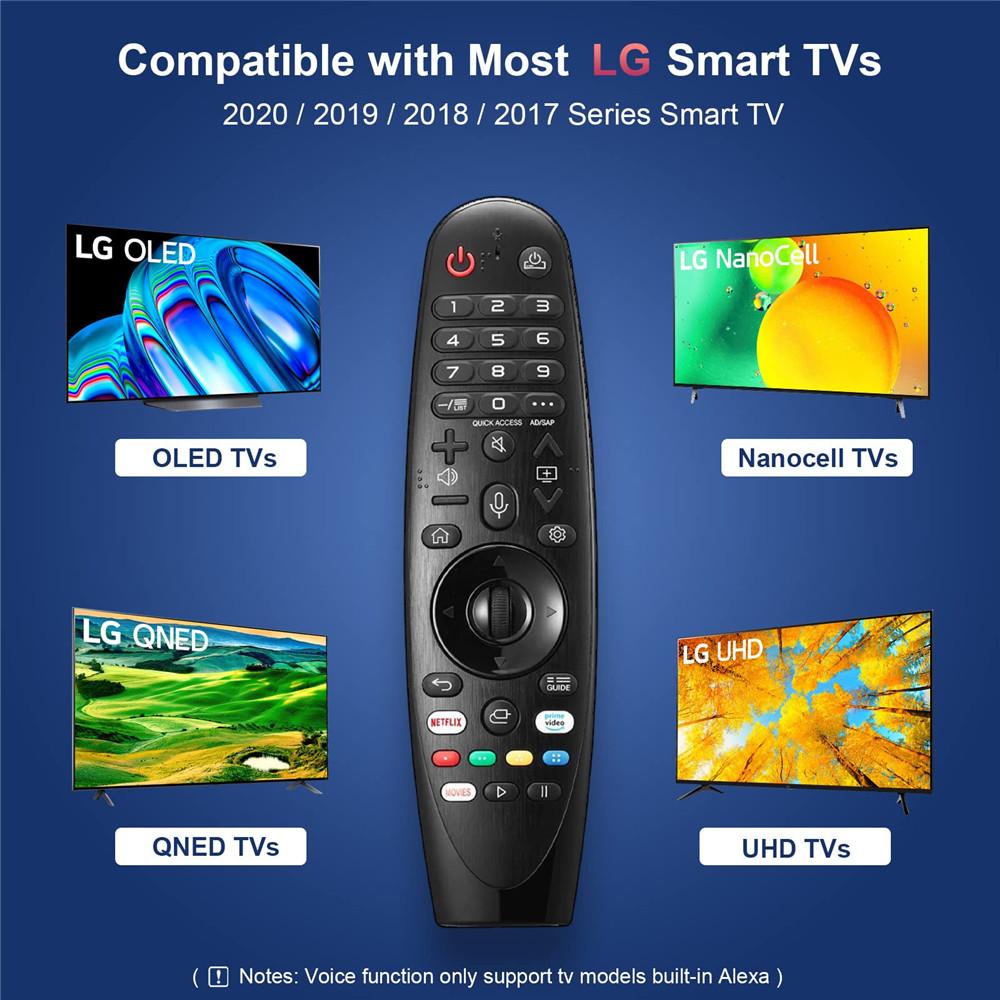 Пульт дистанционного управления Voice Magic AKB75855501 для LG AN-MR20GA AN-MR19BA Smart TV 2017-2020 LED OLED UHD LCD QNED NanoCell 4K 8K