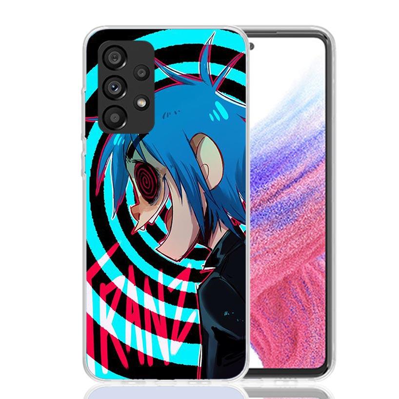 Gorillaz Anime Case Phone Cover for Samsung Galaxy A17 A16 A15 A14 A13 A56 A55 A54 A53 A36 A35 A34 A33 A26 A25 A24 A23 A05S Gala