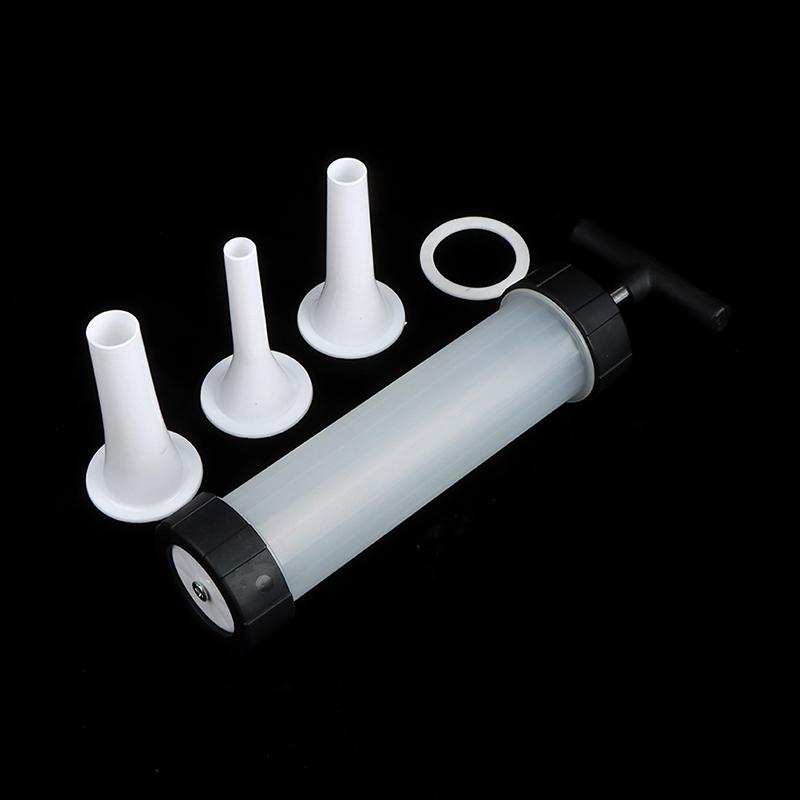 Машина для начинки мяса, колбасная машина, набивка, ручной пресс, 3 насадки, воронка