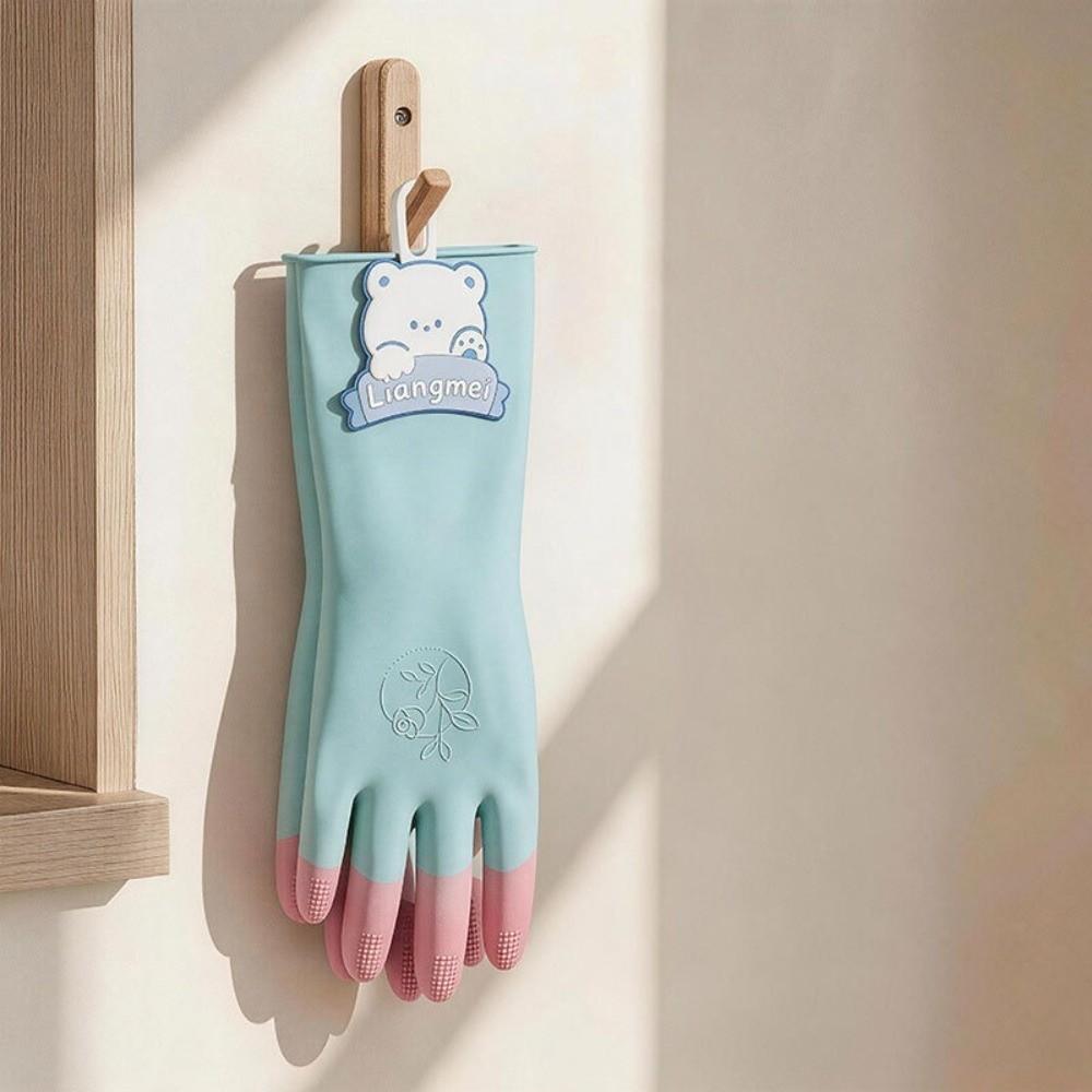 Natural Latex Household Cleaning Gloves Waterproof Latex Protective Gloves For Laundry Cleaning