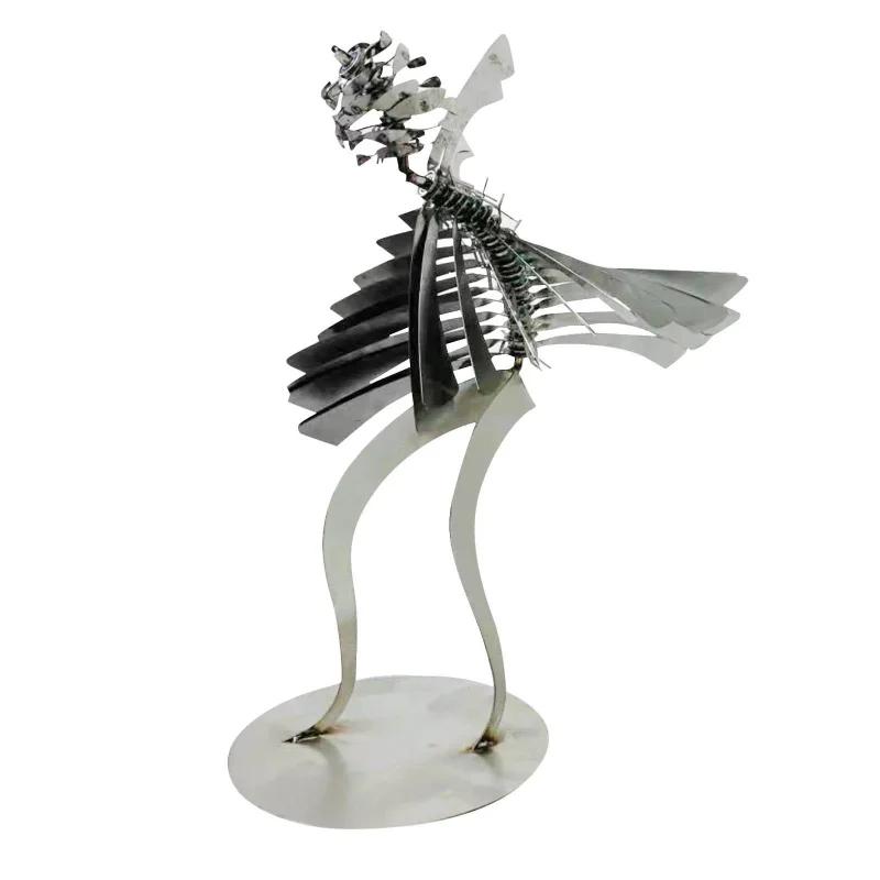 Уникальная и волшебная металлическая вращающаяся ветряная мельница гуманоидные ветряные мельницы уличный ветряк для двора патио лужайки рождественское украшение для сада