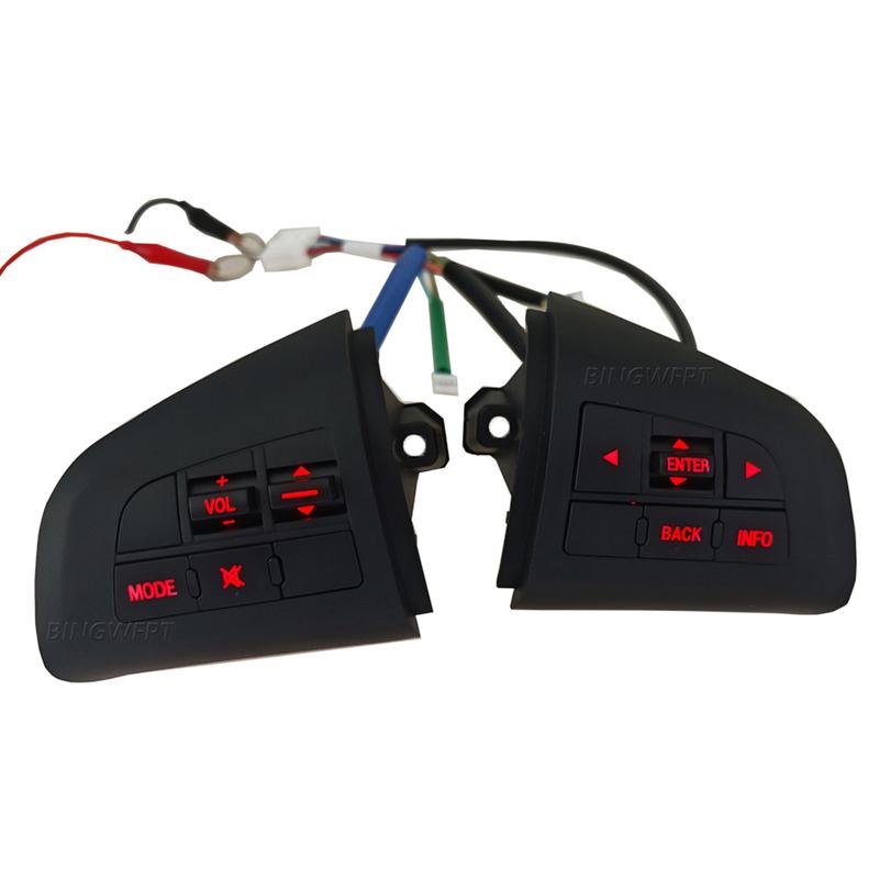 Steering Wheel Switch Volume Audio Control Button With Red Backlight For Mazda 3 BL For Mazda CX5 CX-7 2011-2015
