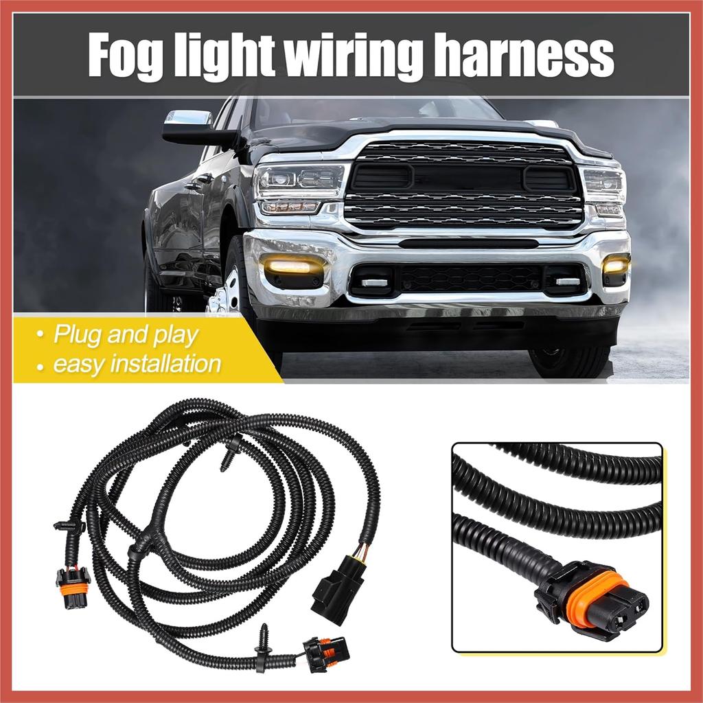 ACROPIX Проводка-перемычка для противотуманных фар для Dodge для Ram 3500 2010 для Ram 2500 3500 4500 5500 2010-2018 Замена 68046303AC Автозапчасти