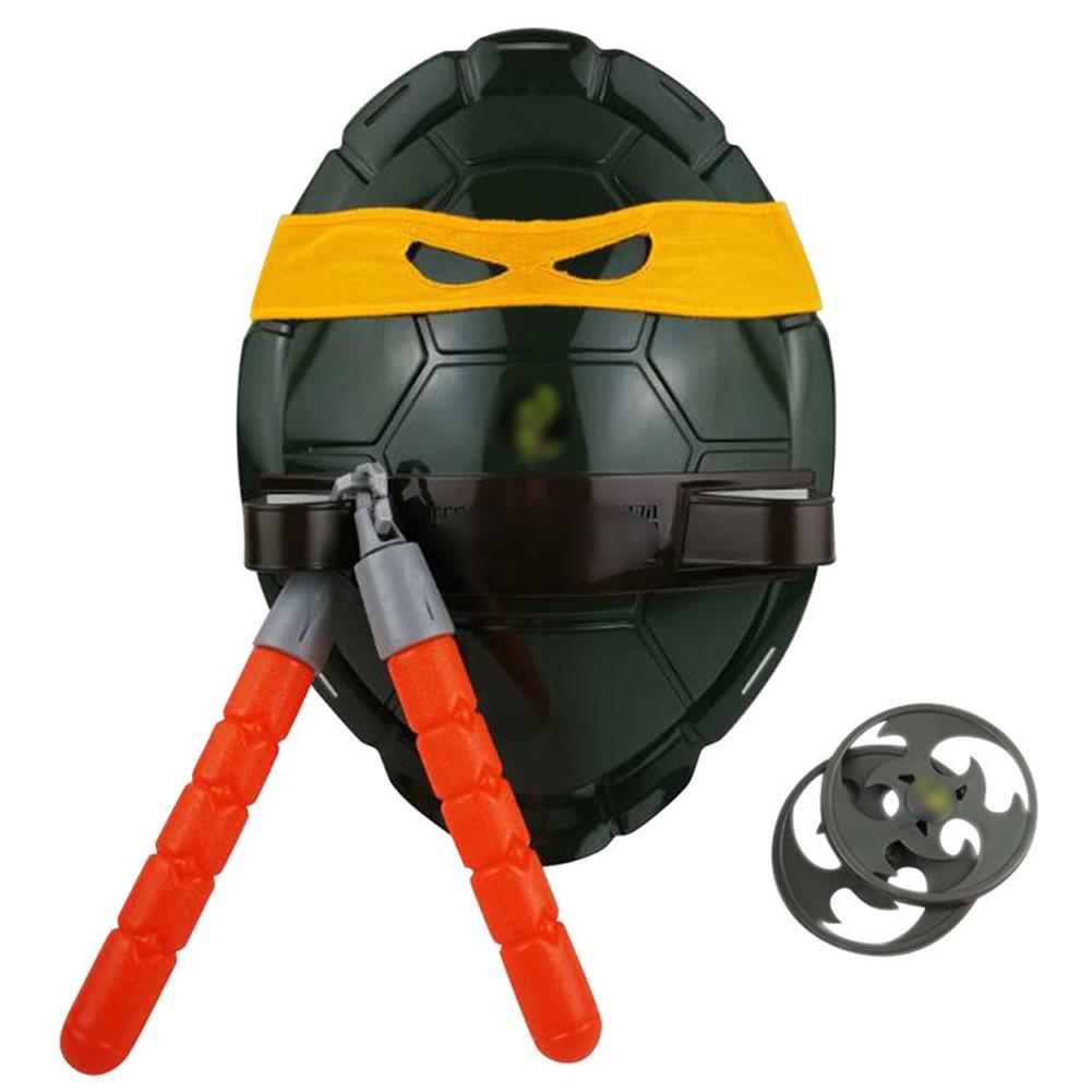 Набор игрушек из черепахового панциря из мультфильма аниме, носимый реквизит для косплея для мальчиков и девочек, праздничные подарки