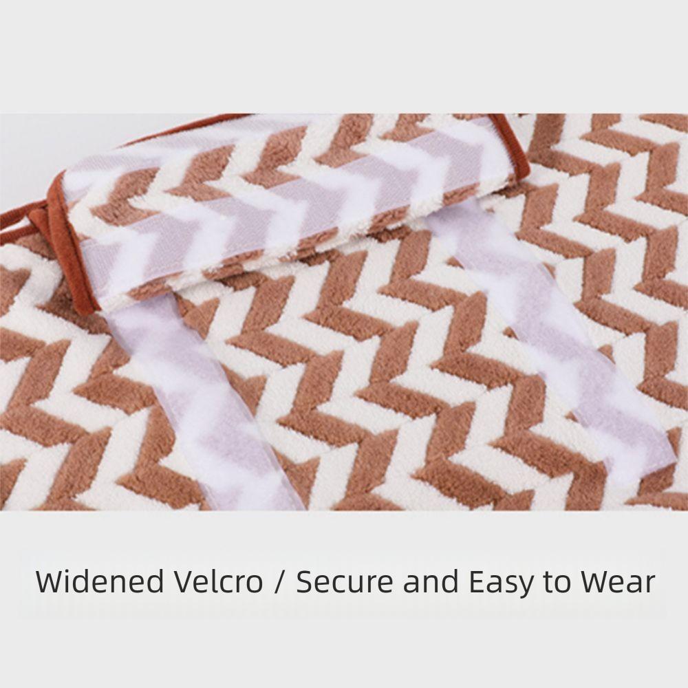 Keeping Warm Dog Bath Robe Super Absorbent Dog Drying Coats Indoor Outdoor Use