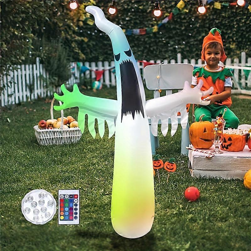 1pc 230Cm/7.5FT Halloween Inflatables Outdoor, Halloween Blow Up Yard Decoration With Built-in LED Lights For Indoor Outdoor Party Garden Lawn Clearan