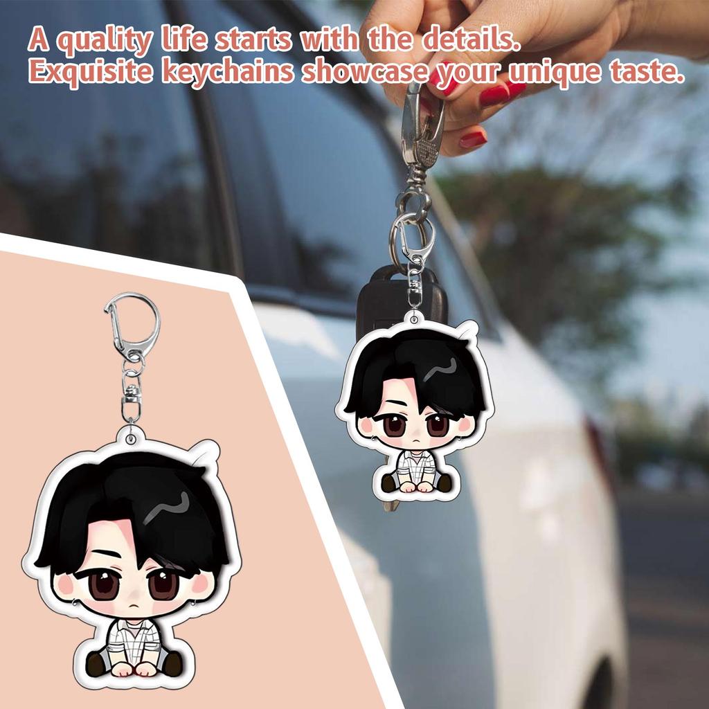 Мультяшный Аниме Фильм Прозрачный Акриловый Брелок Подвеска, Изысканный Подарок Подвесные Аксессуары Для Рюкзаков