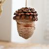 DIY Xmas Tree Hanging Ornaments Small Simulated Pinecone Pendant  New Year Gift
