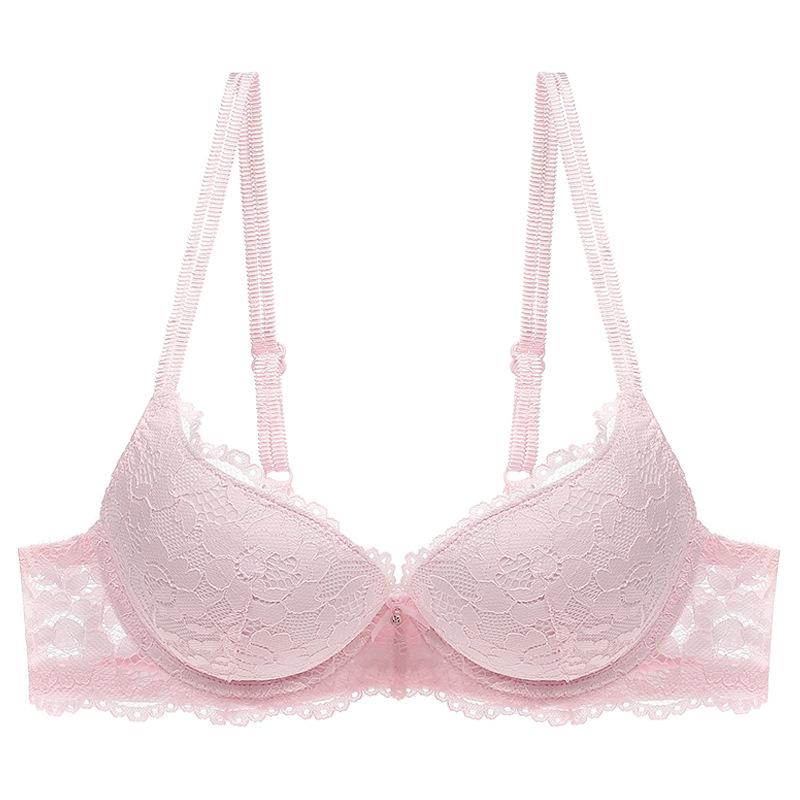 Cross-Border Lace Push-Up Bra & Plus Size Lingerie Set
