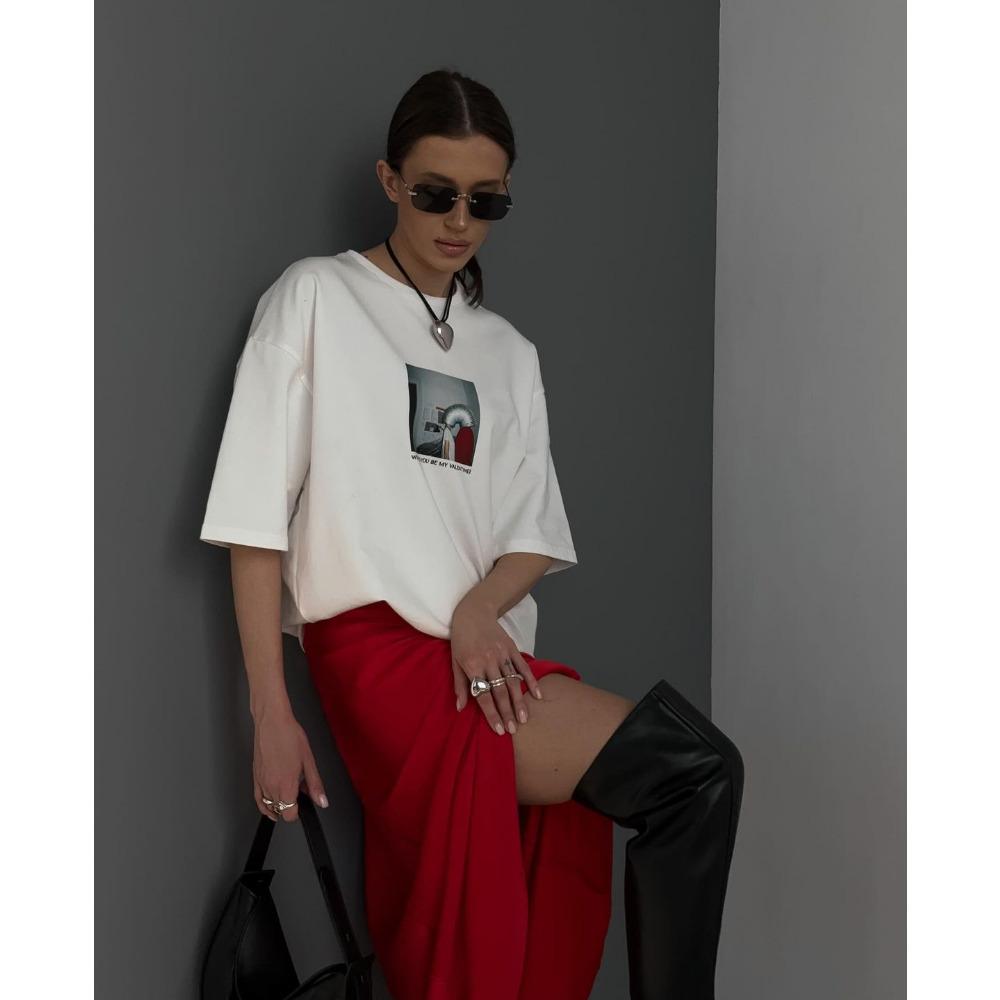 Hirsionsan Cute Picture Graphic Printed T Shirt Women Summer Spring 100% Cotton Short Sleeve Loose Tee Female Oversized Girls Tees Tops