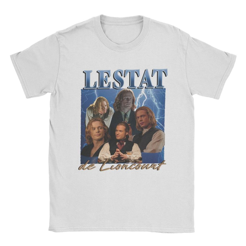 Men Women Lestat De Lioncourt Interview With The Vampire Graphic Shirts Outfit Funny Pure Cotton T Shirts Top Tee Clothes