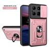 Для Redmi Note 13 Pro/Note 13/Redmi K70E Redmi 12C Redmi 11A 4G Автомобильный Чехол для Телефона с Магнитным Вращающимся Кольцом и Слотом для Карты