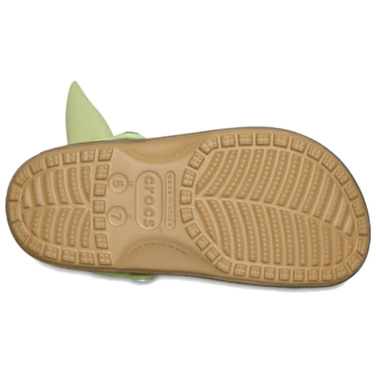 Звездные войны x Crocs Классические клоги Грогу 2026 Унисекс Сандалии Зеленый Коричневый 213003-90H