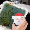 Мультяшная Рождественская Губка-Скраб с Веселым Принтом Прочная и Мягкая Губка для Идеальной Очистки Кухни