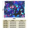 Warm BlanketBoy Girl Camping Vox Alastor Hazbin Hotels Throw Blanket  Flannel Bedspread For Couch Chair Funny Sofa Bed Cover