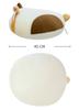 Soft Cute Mouse Cake Cushion Butt Cushion Plush Doll Hamster Dormitory Chair Cushion Artifact Back Pillow