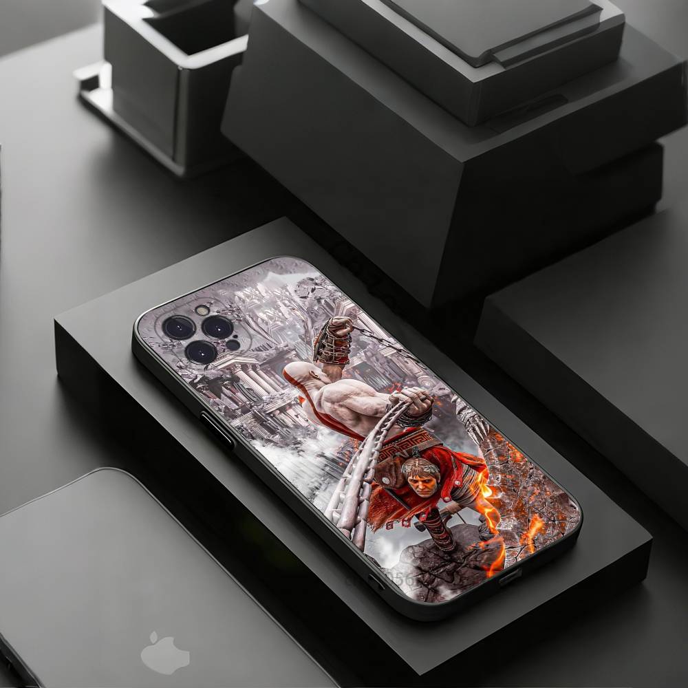 G-God OF War K-Kratos Чехол для телефона для iPhone 11Pro 13 12 11 Pro Max 16e 17 Air 16 15 14 Plus 11ProMax