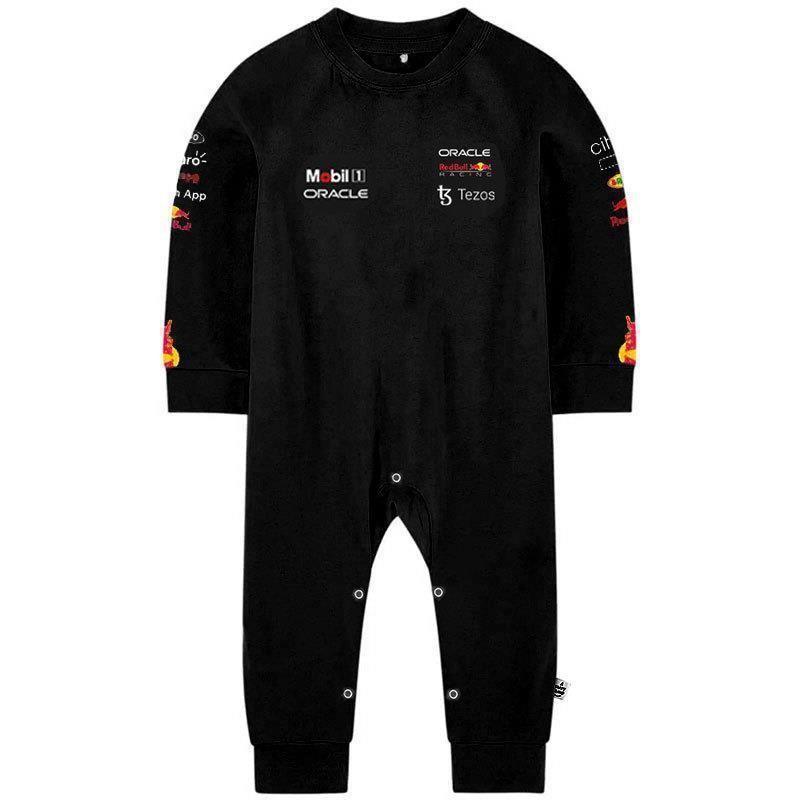 Костюм для ползания для детей-энтузиастов гонок F1, комбинезон для малышей от 1 до 3 лет