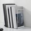 Sturdy Metal Bookends Hollow Document Holder Durable Desktop Bookshelf  Home