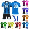 Personalised Shirts Kit Mens Girls With Name Number Custom Football Jerseys For Boys Training Suit