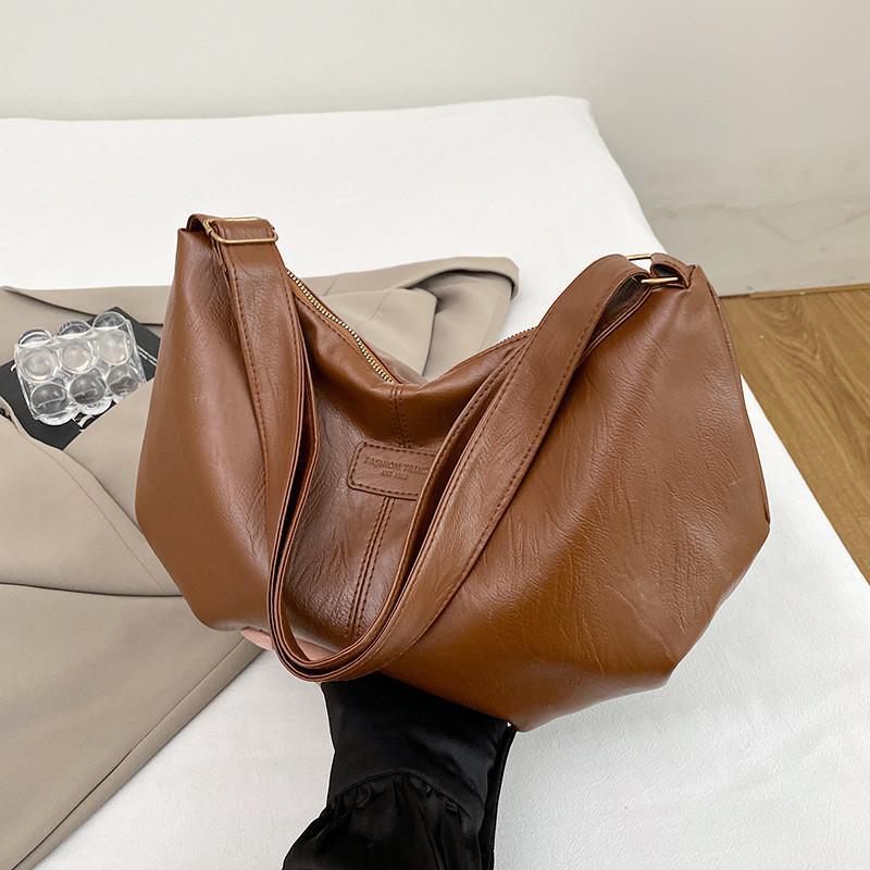 Fashionable Womens Pu Tote Bag With Stitching Details For Daily Use