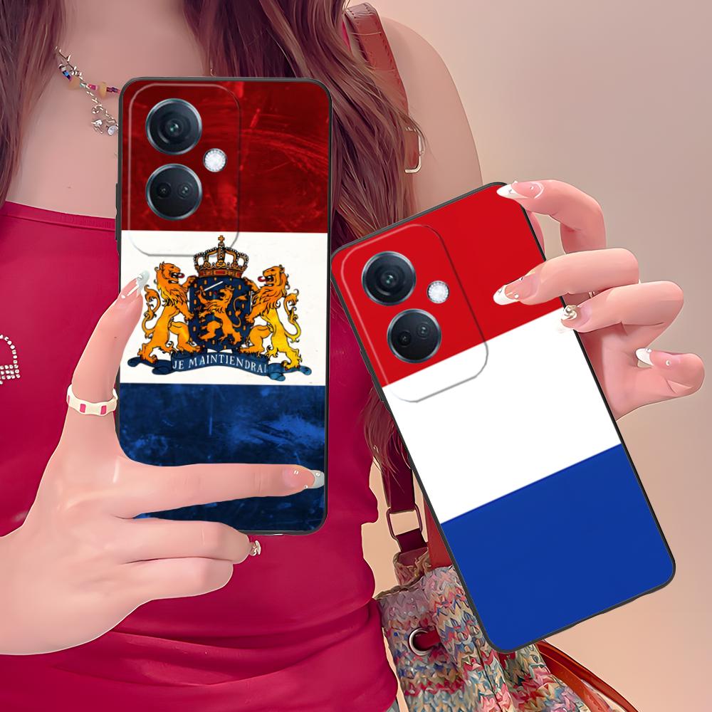 Netherland Dutch Flag Matte TPU Mobile Phone Case for OPPO Reno 14 13 12 11 10 9 8 7 6 5 F T Pro 5G Colorful Printing Cover