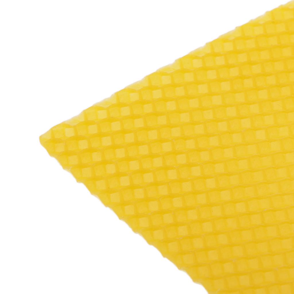 Beeswax Candle Honeycomb Sheet Natural Pure Bees Wax Accessory for Candle Making Set for Homemade Aromatic Candles