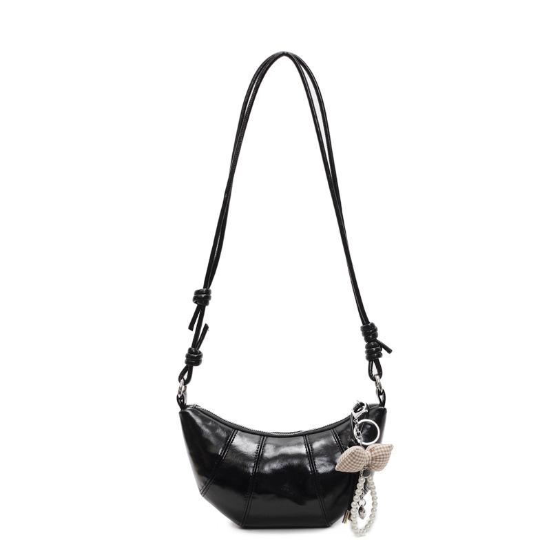 Нишевая дизайнерская сумка женская весна-лето 2025 новая модная одноплечевая сумка кроссбоди сумка-круассан высококлассная подмышечная сумка-пельмень