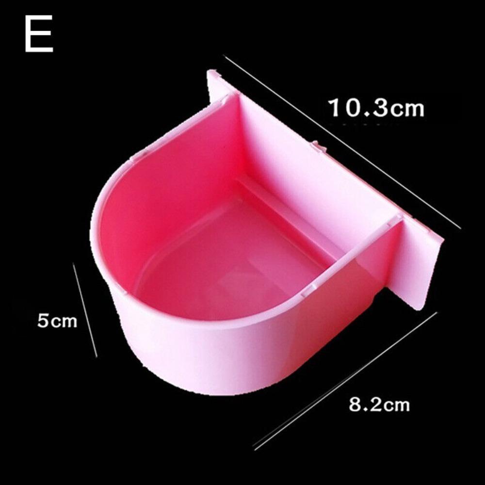 Bird Feeding Trough Bird Cage Water Bowl Bird Feeding Bowl Bird Cage Accessories Splash-proof Cup Bird Half Round Food Box