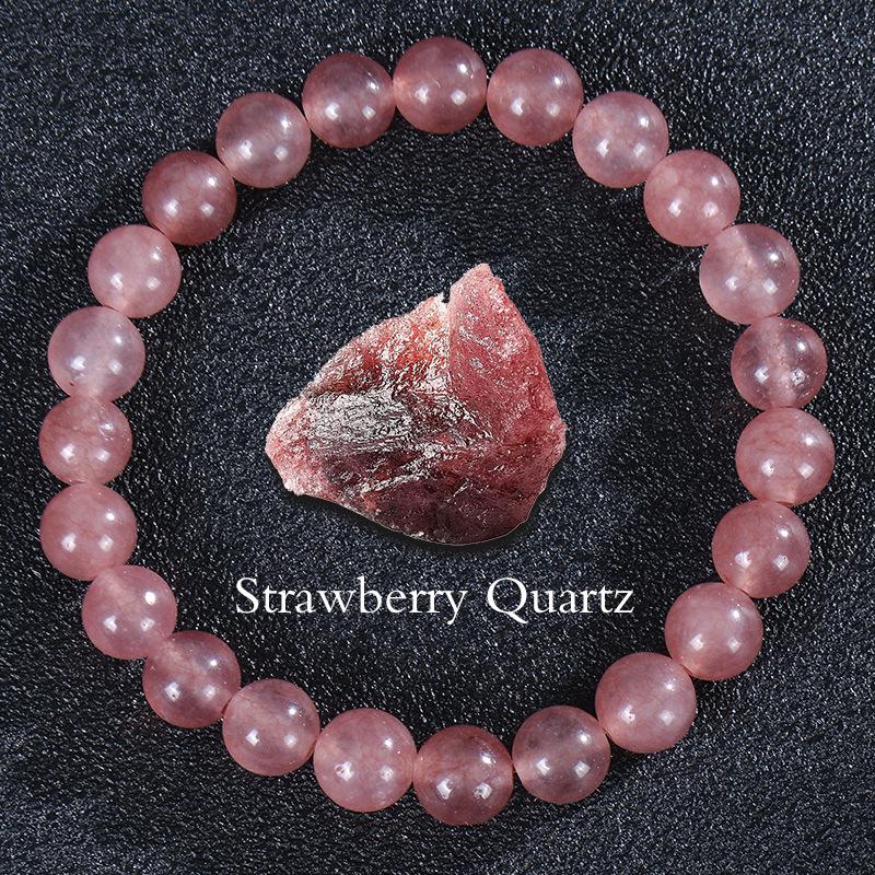 Apatite Sunstone Agate Crystal Elastic Bracelet
