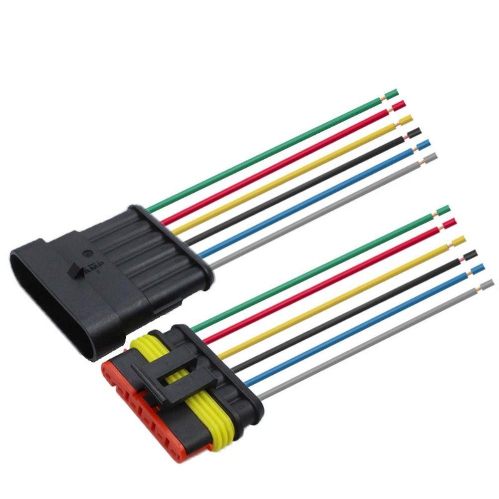 Way Male To Female Male Connector Cable Auto Wire Connector Провод-адаптер Электрический разъем Plug