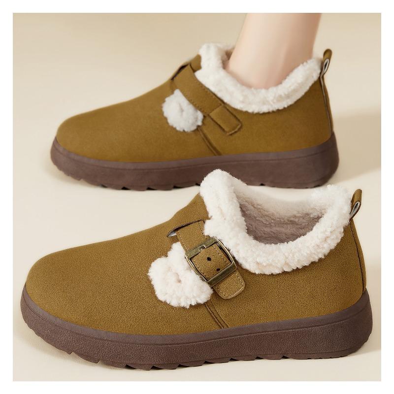 Модные зимние плоские хлопковые туфли женские ботинки на платформе для снега плюшевые теплые зимние толстые модные женские ботильоны Botas Mujer Bottes Femmes