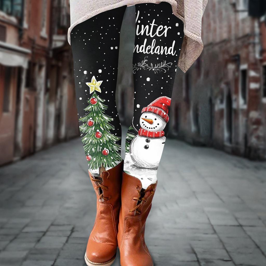 Женские брюки, эластичные мягкие хлопковые леггинсы с принтом, повседневные домашние пижамы