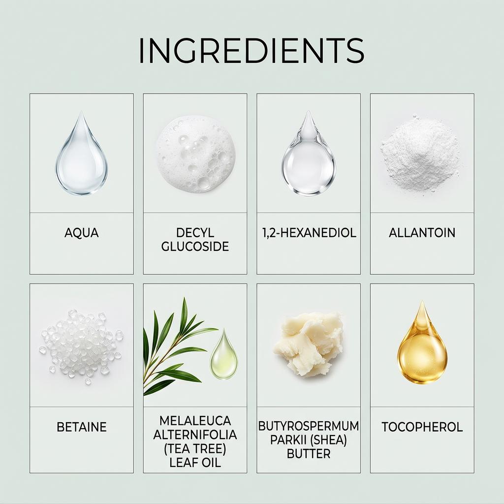 Tea Tree Body Wash, Cleansing and Refreshing, Rich Foam, Gentle for Family