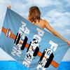 Полотенце Gulf Racing Car из микрофибры, пляжное, впитывающее, быстросохнущее, мягкое, для йоги, плавания, курорта, альпинизма
