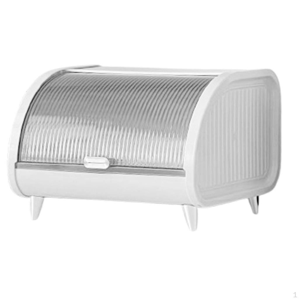 Cosmetic Storage Box Bread Organizer Bin Farmhouse for Kitchen Counter