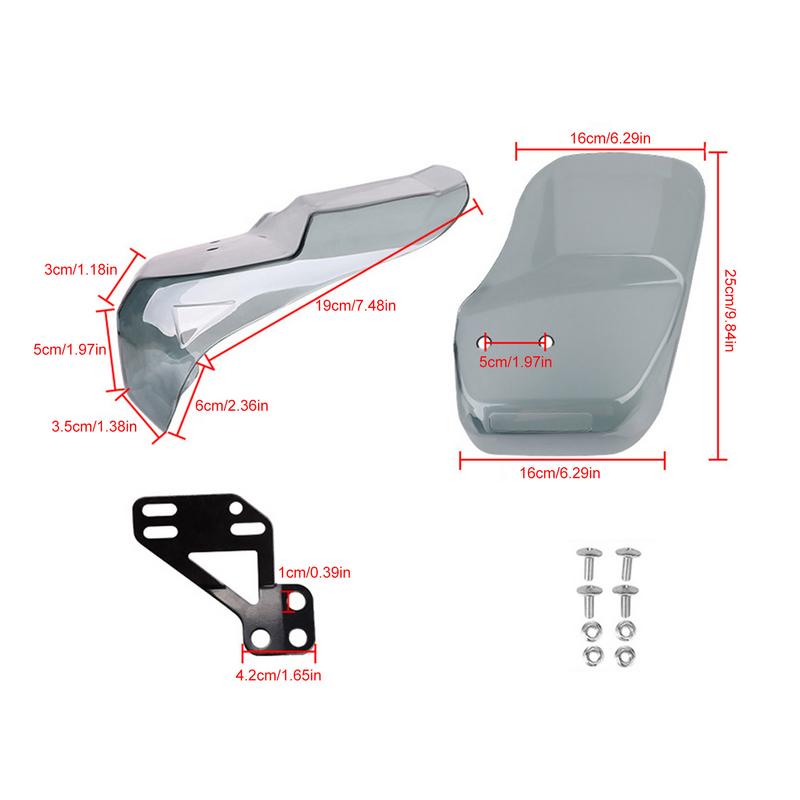 2 шт. Защита рук мотоцикла Ветрозащита Защита рук на руль скутера Мотоциклетные щитки для рук Защита рук Аксессуары